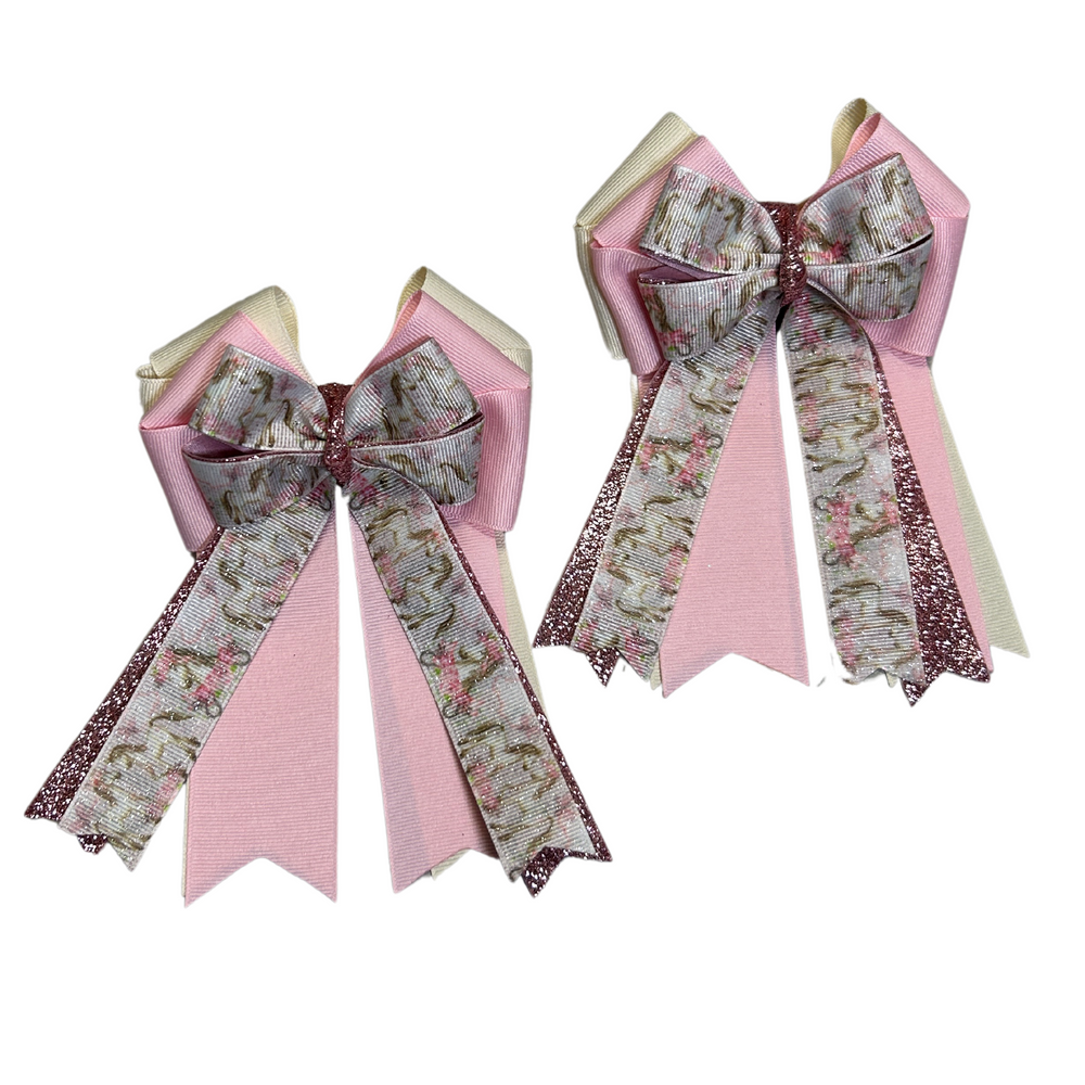 FabbyFab "Pink Unicorns" Show Bows