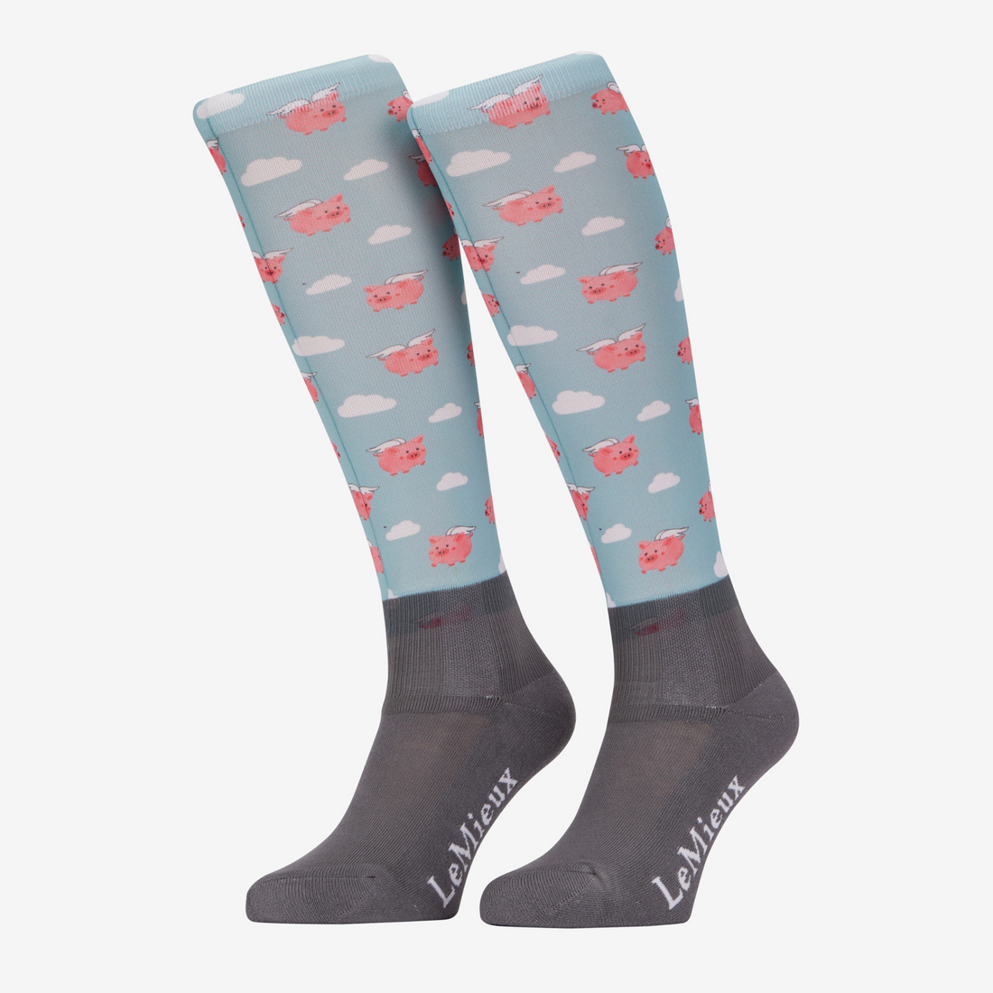 LeMieux Footsie Sock, Flying Pigs