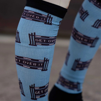 Dapplebay Slick Boot Socks, Get Over It