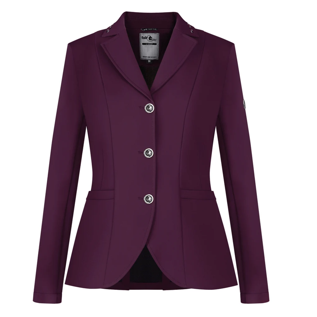 Fair Play NATALIE Show Jacket, Royal Berry