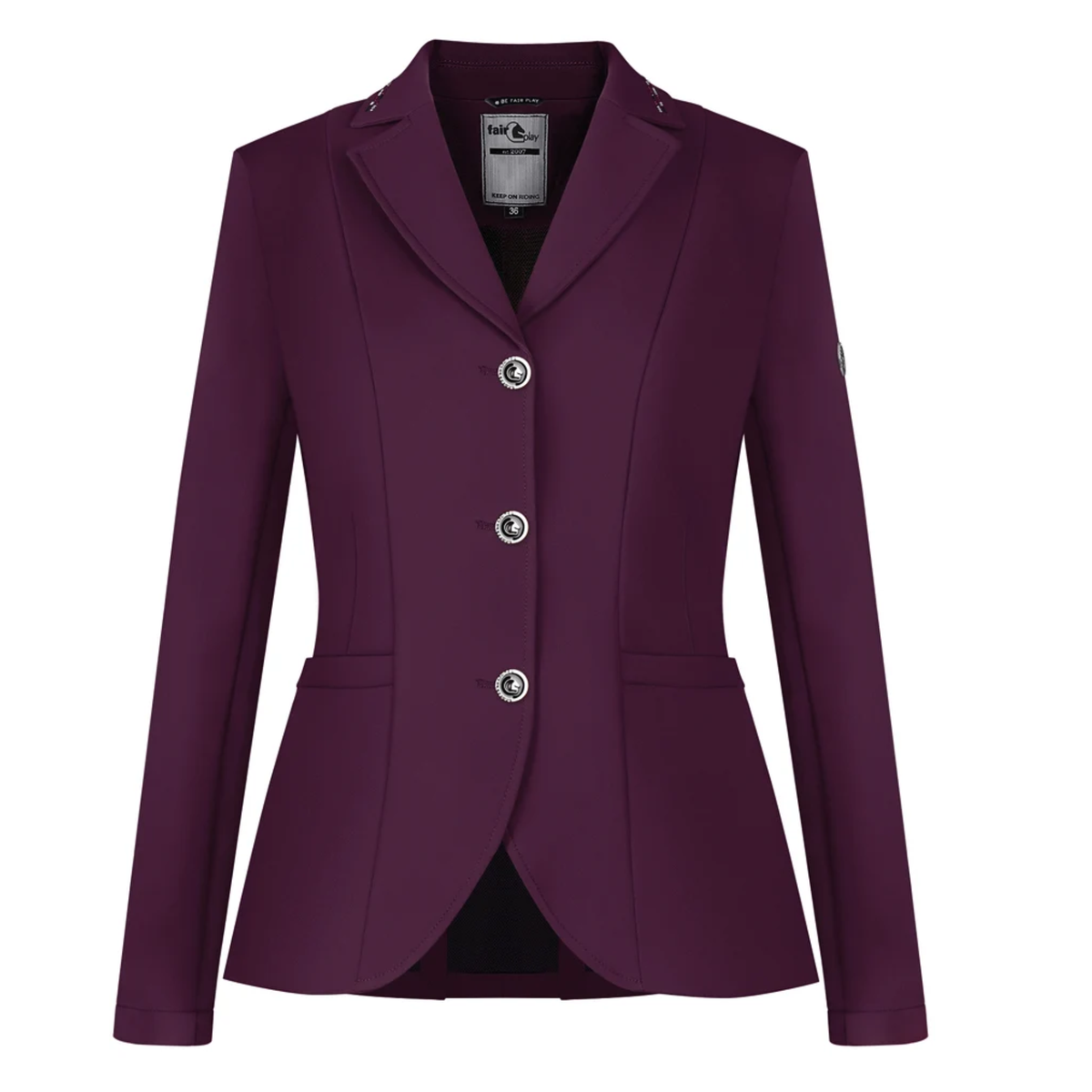 Fair Play NATALIE Show Jacket, Royal Berry