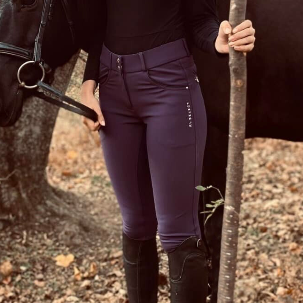 KL Select Gabrielle Full Seat Breeches, Blackberry