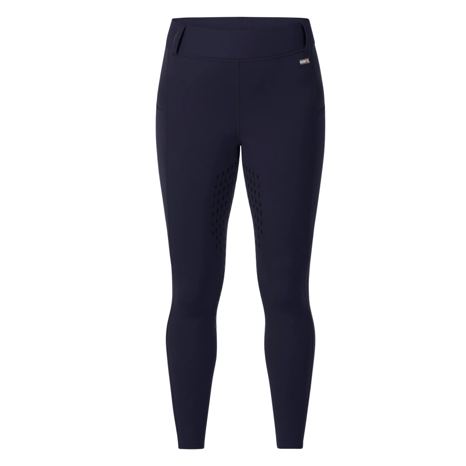 Kerrits Coolcore Silicone Full Leg Riding Tech Tight, Galaxy Blue
