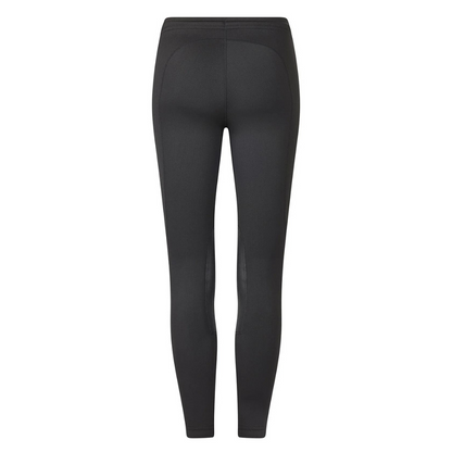 Kerrits Kids Fleece Lite II Black Knee Patch Tights, Back View
