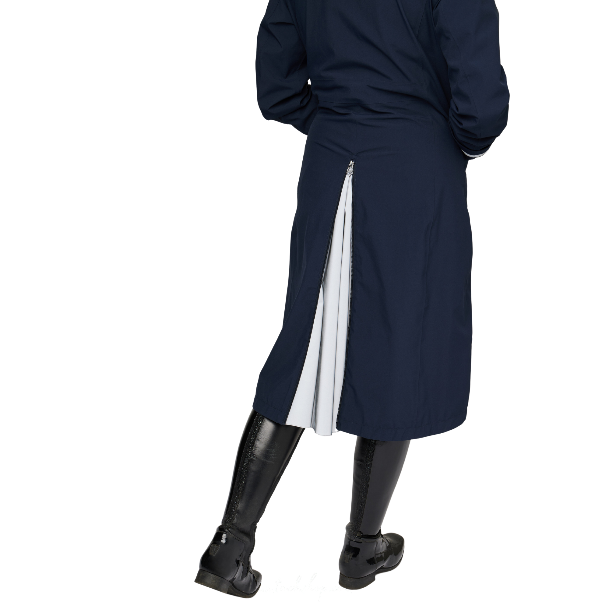 LeMieux Amelie Waterproof Lightweight Riding Coat, Navy