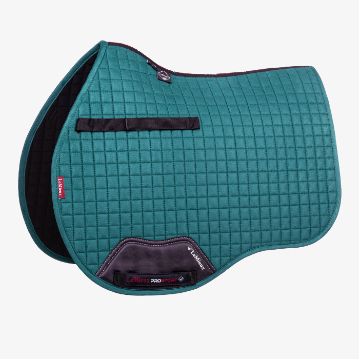 LeMieux Suede GP Square Pad, Peacock