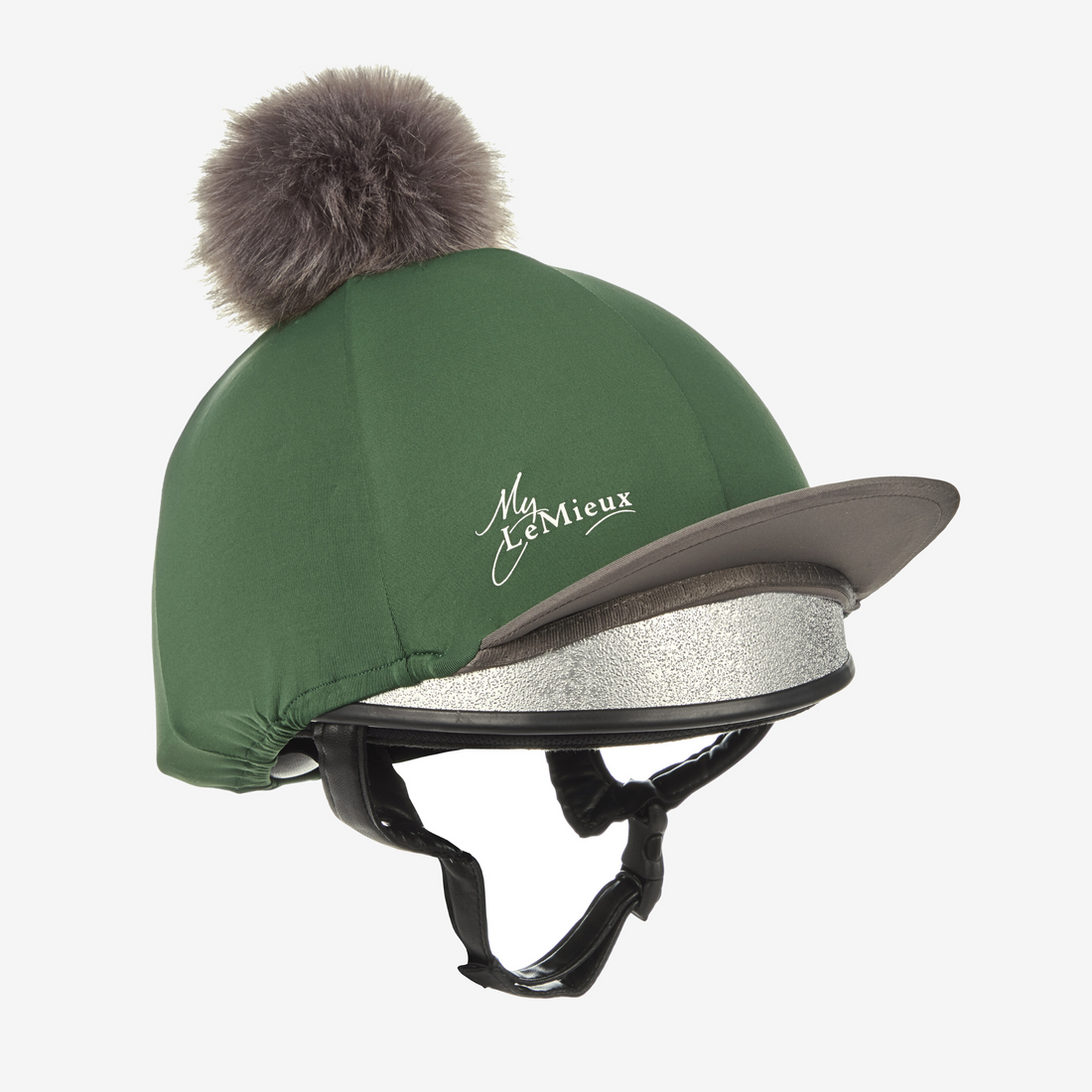 LeMieux Pom Hat Silk, Hunter Green