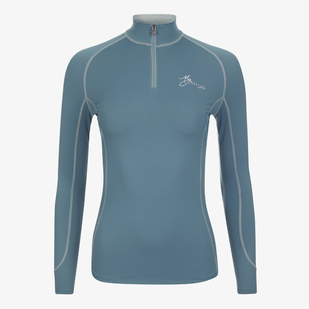 LeMieux 1/4 Zip Base Layer, Sage