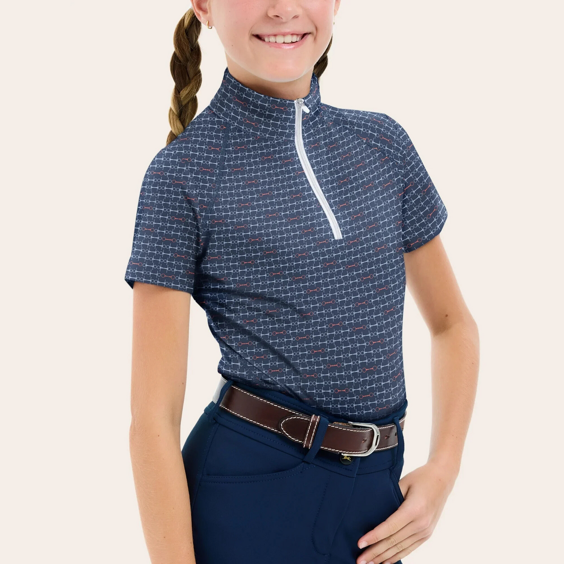 R.J. Classics Lucy Jr Short Sleeve Shirt, Summer Snaffle