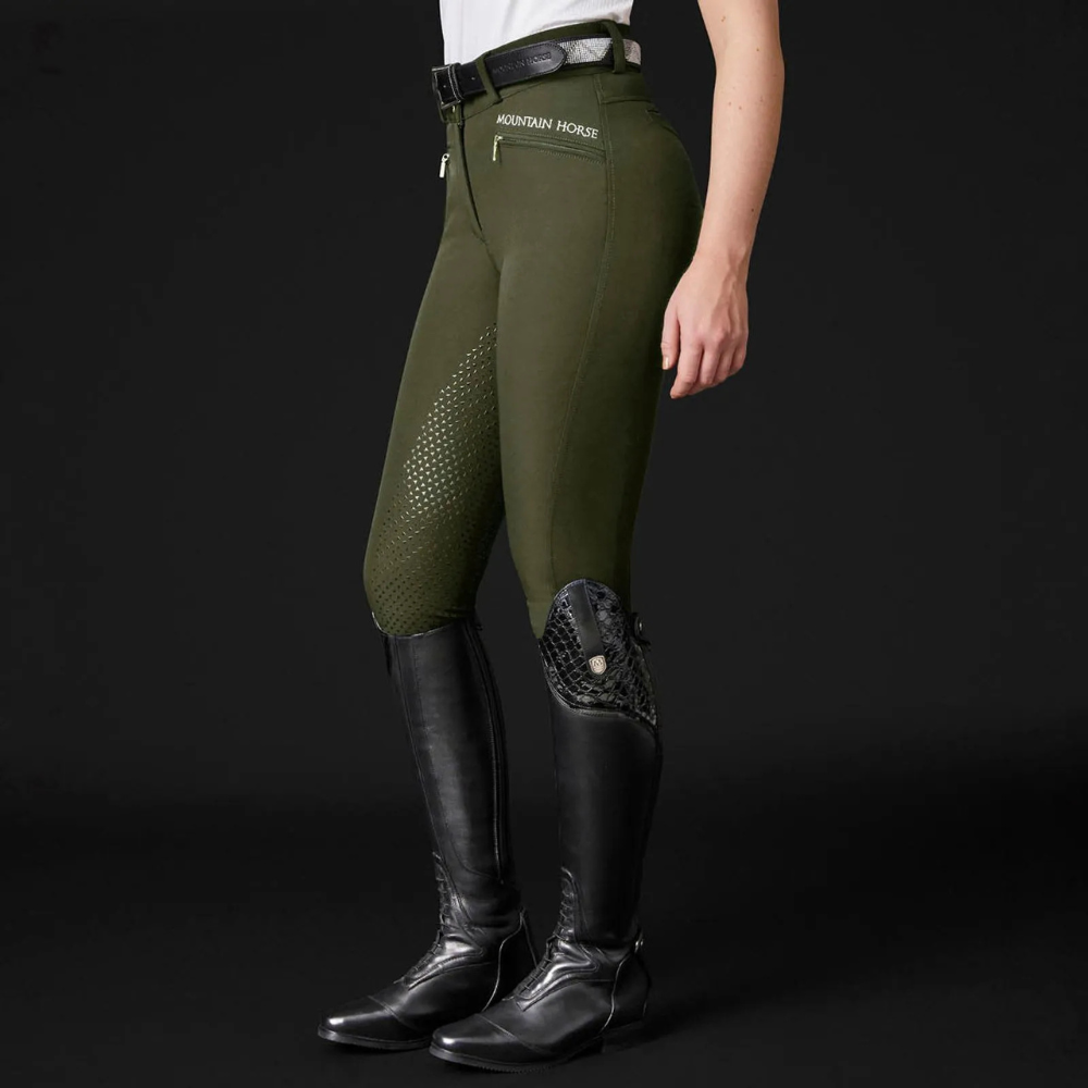 Mountian Horse Ladies Diana Full Seat Breech, Green