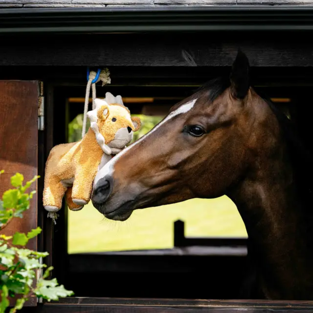 Lemieux Plush Horse Toy, Lion