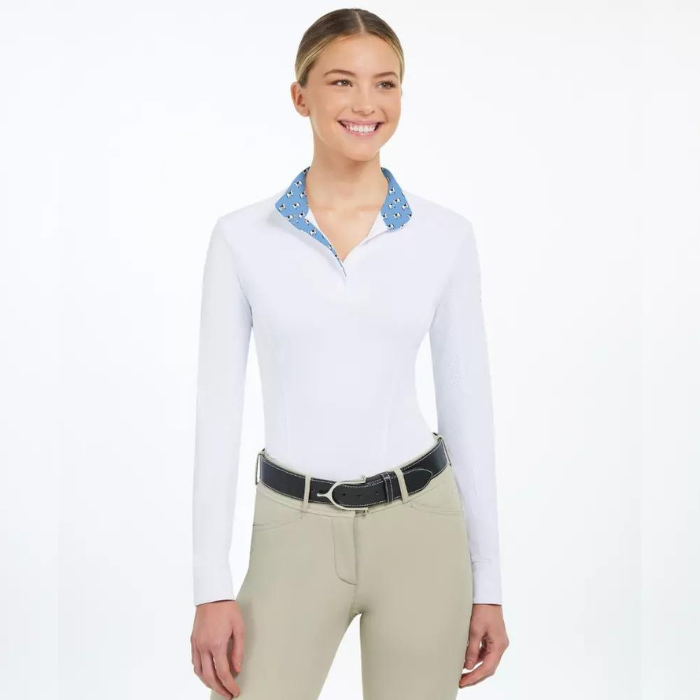 R.J. Classics Tori Show Shirt, Grey Horses