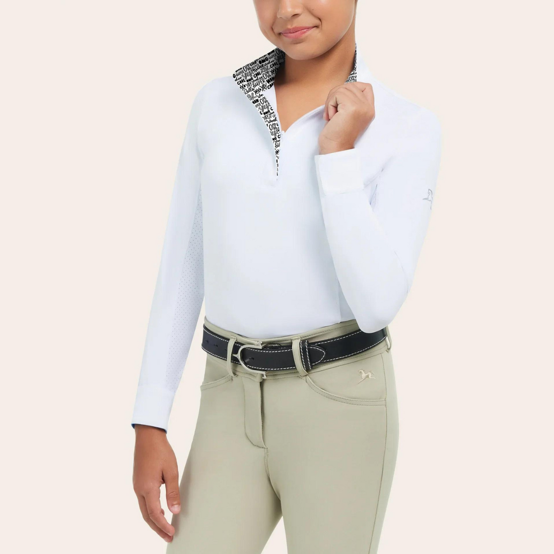 R.J. Classics Tori Jr. Show Shirt with Chit Chat Pattern Collar &amp; Cuffs