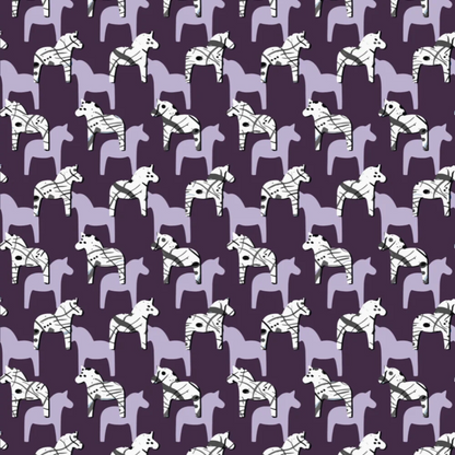 R.J Classics Brynn Short Sleeve Show Shirt, Abstract Horses