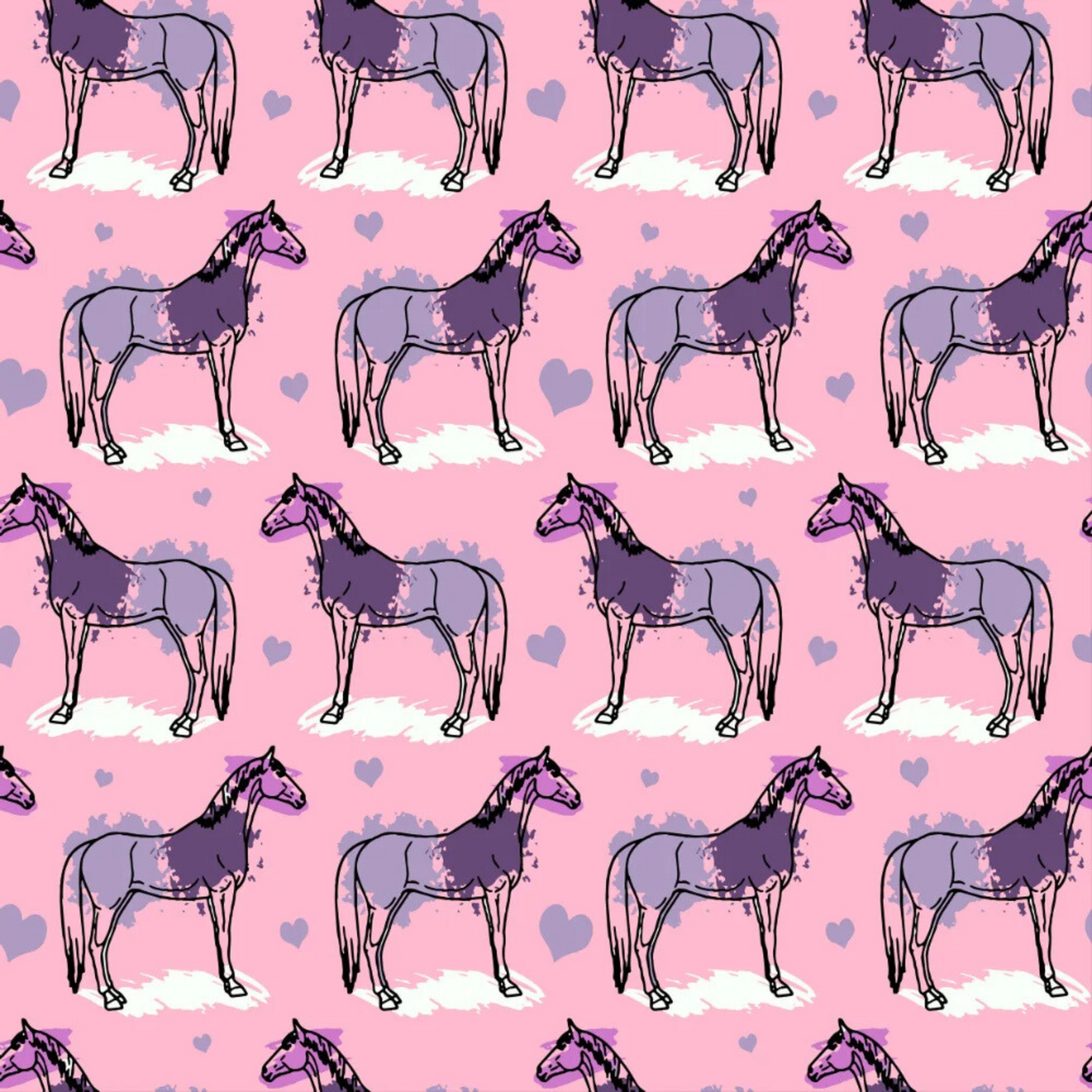 R.J. Classics Tori Jr. Show Shirt, Cloud Ponies