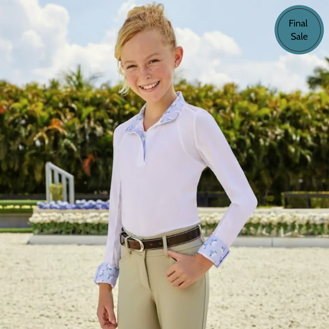 R.J. Classics Maddie Jr. 37.5® Show Shirt, Lavender Unicorns