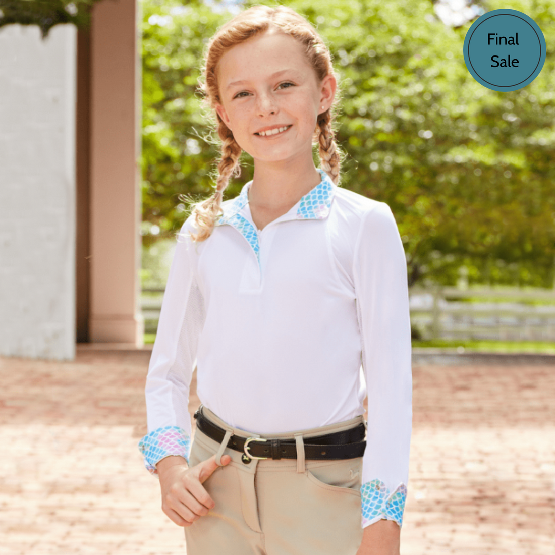 R.J. Classics Maddie Jr. 37.5 Show Shirt, Mermaid Tie Dye