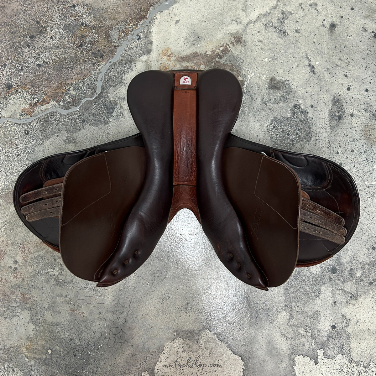 Used 17" Bates Victrix Jump Saddle