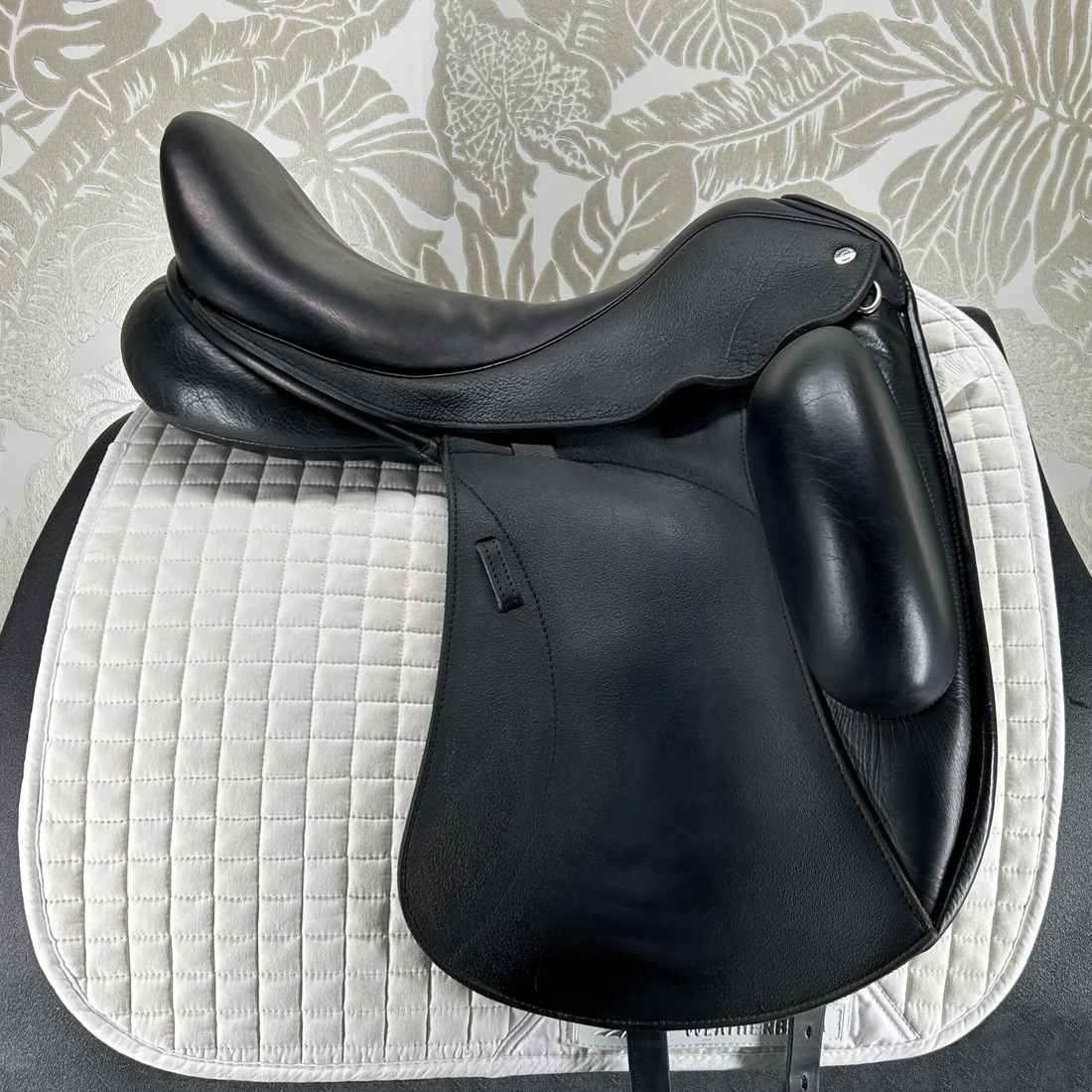 Used Custom Icon Alpha Dressage Saddle