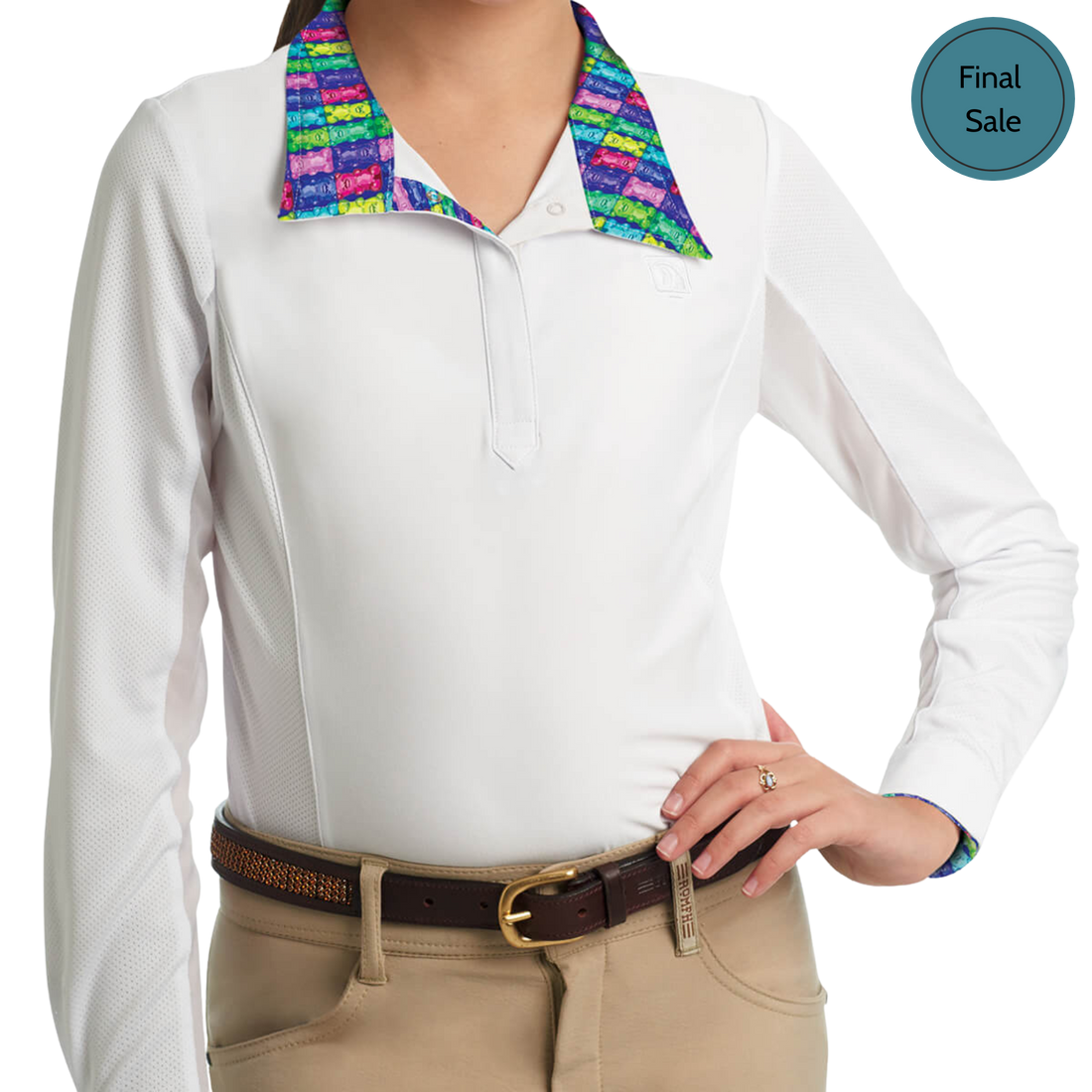 Romfh Sarah Child Long Sleeve Show Shirt, Gummie Bearsies