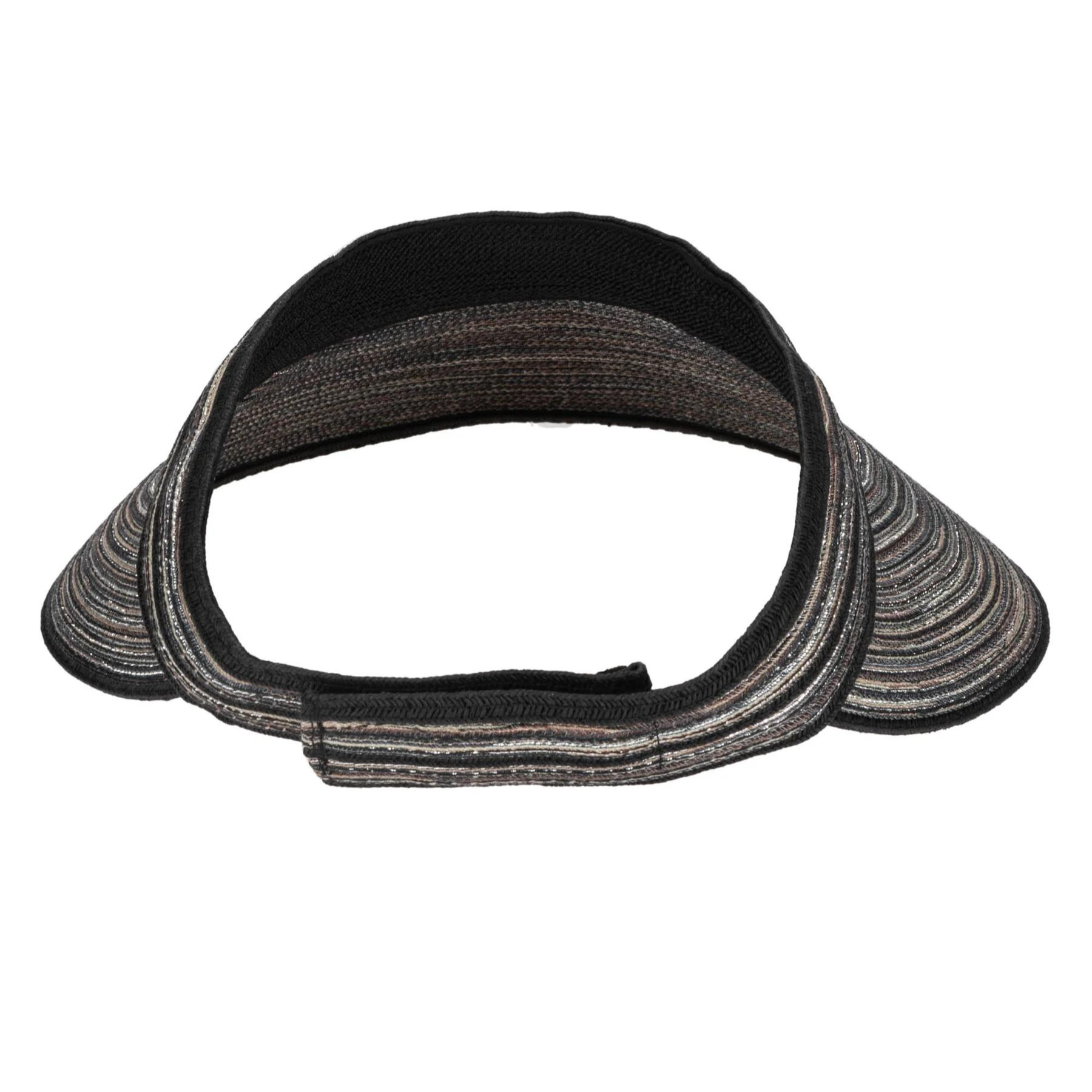 San Diego Hat Company's Mixed Braid Visor with Velcro