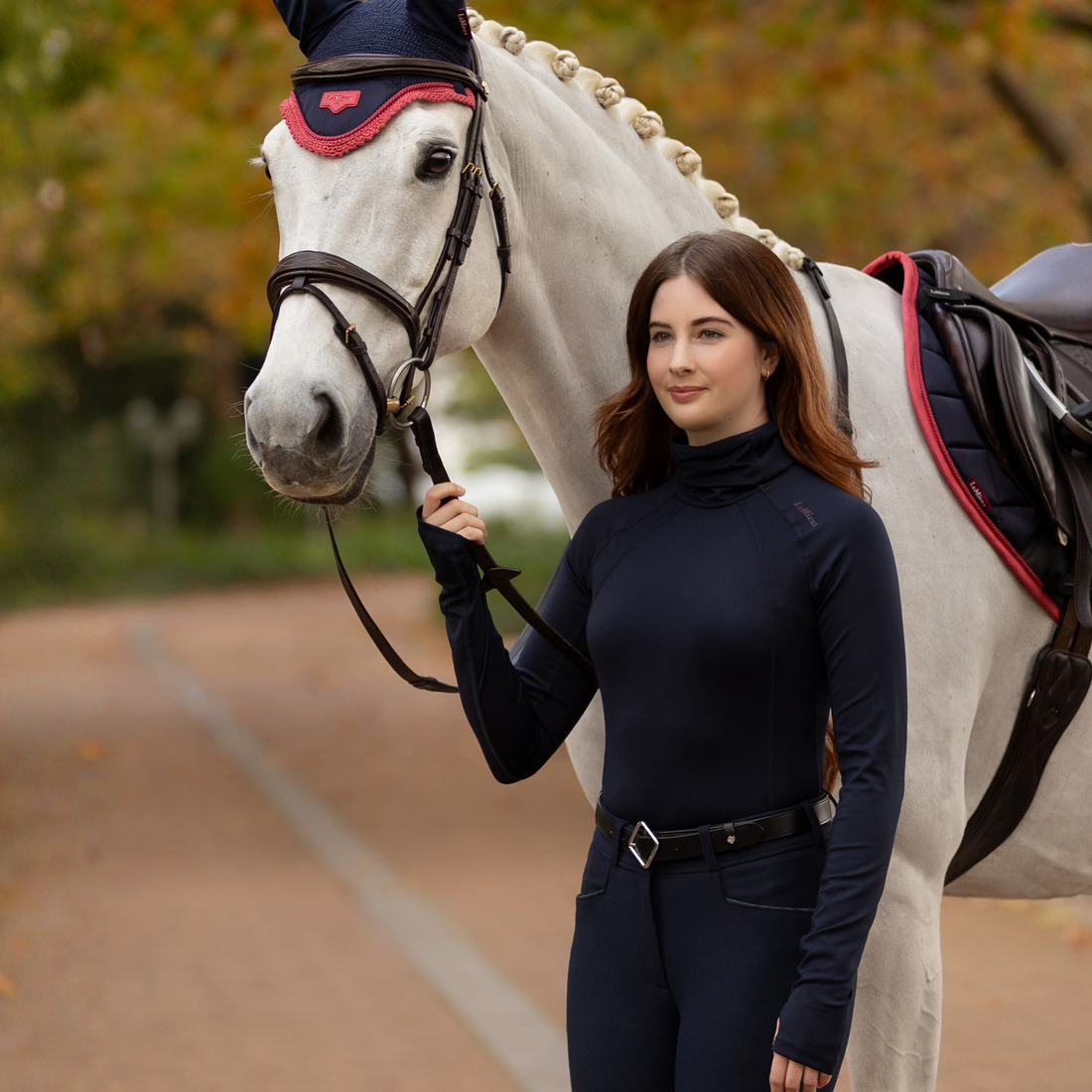LeMieux Sara Snood Base Layer, Navy