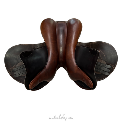 Used 17&quot; Schleese Jeté Jumping Saddle, Traditional Line