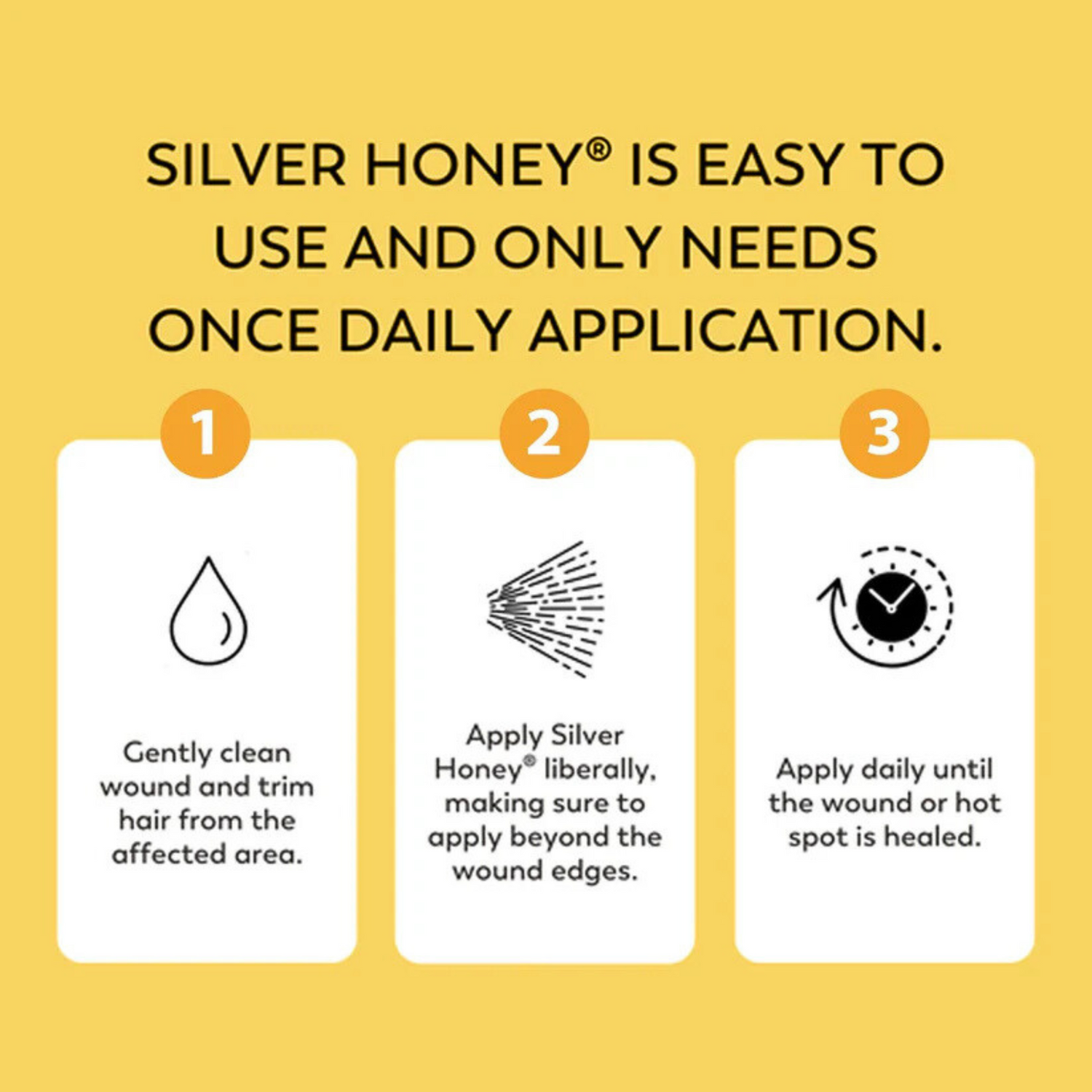 Silver Honey Hot Spot &amp; Wound Care, 2 oz