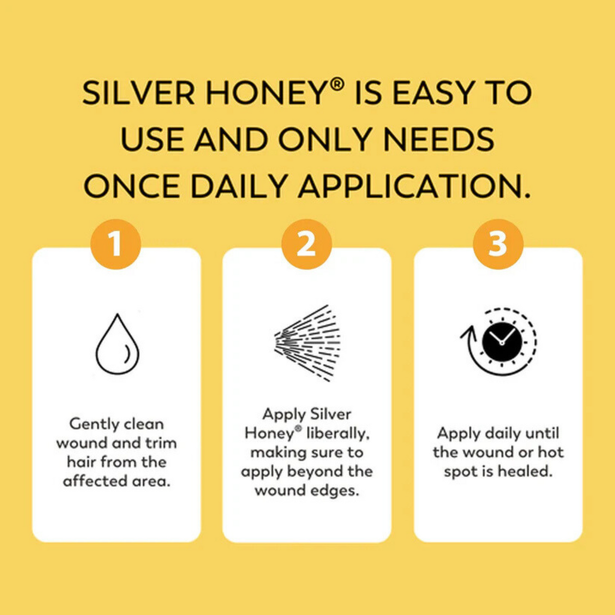Silver Honey Hot Spot &amp; Wound Care, 2 oz
