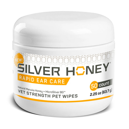 Silver Honey Pet Ear Wipes