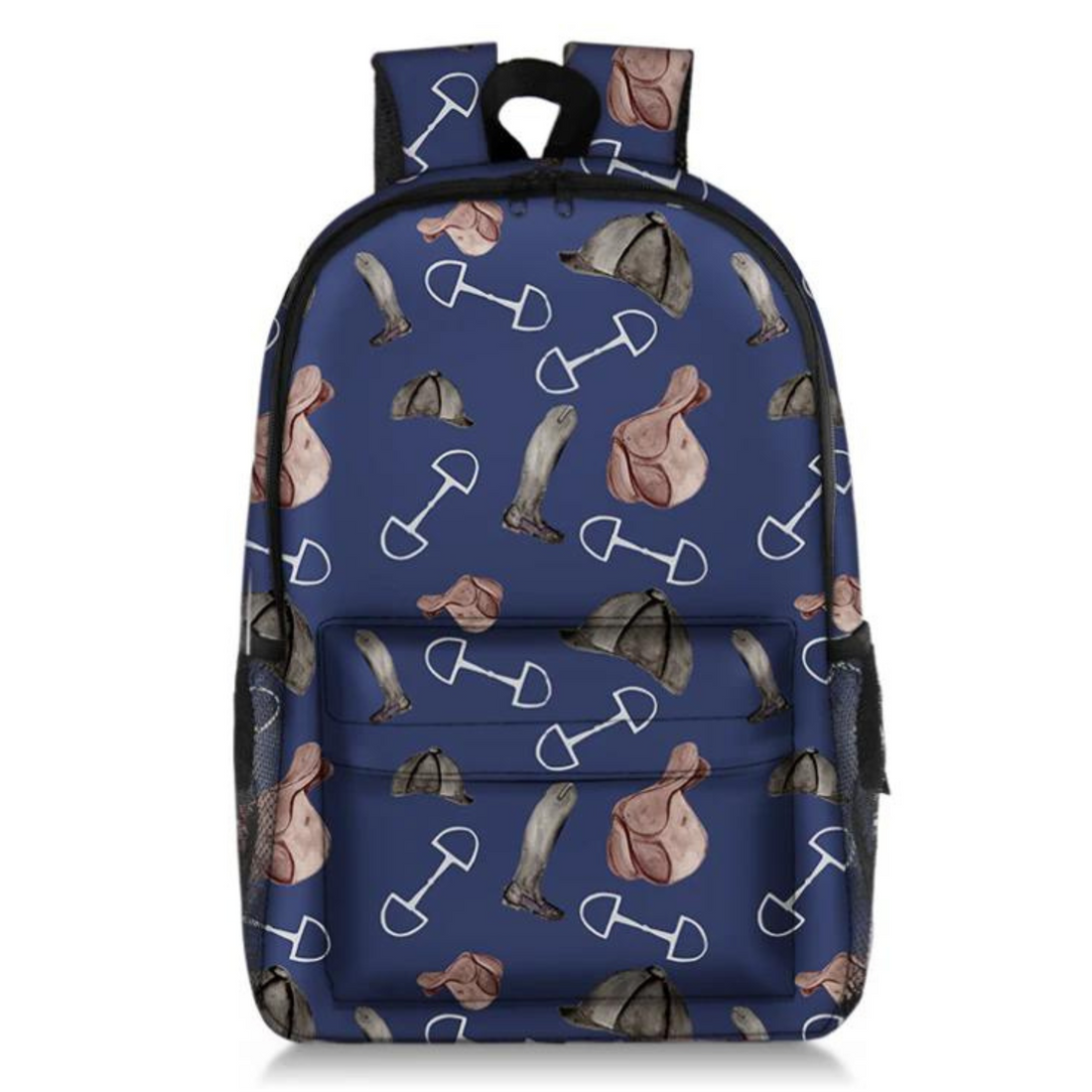 Sona Equestrian Saddle Up Navy Backpack