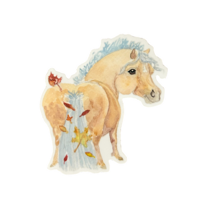 Sona Equestrian Adorable Chubby Ponies 3&quot; Vinyl Stickers