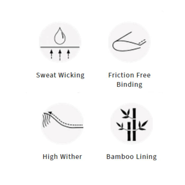 LeMieux Cotton GP Square Saddle Pad, Navy