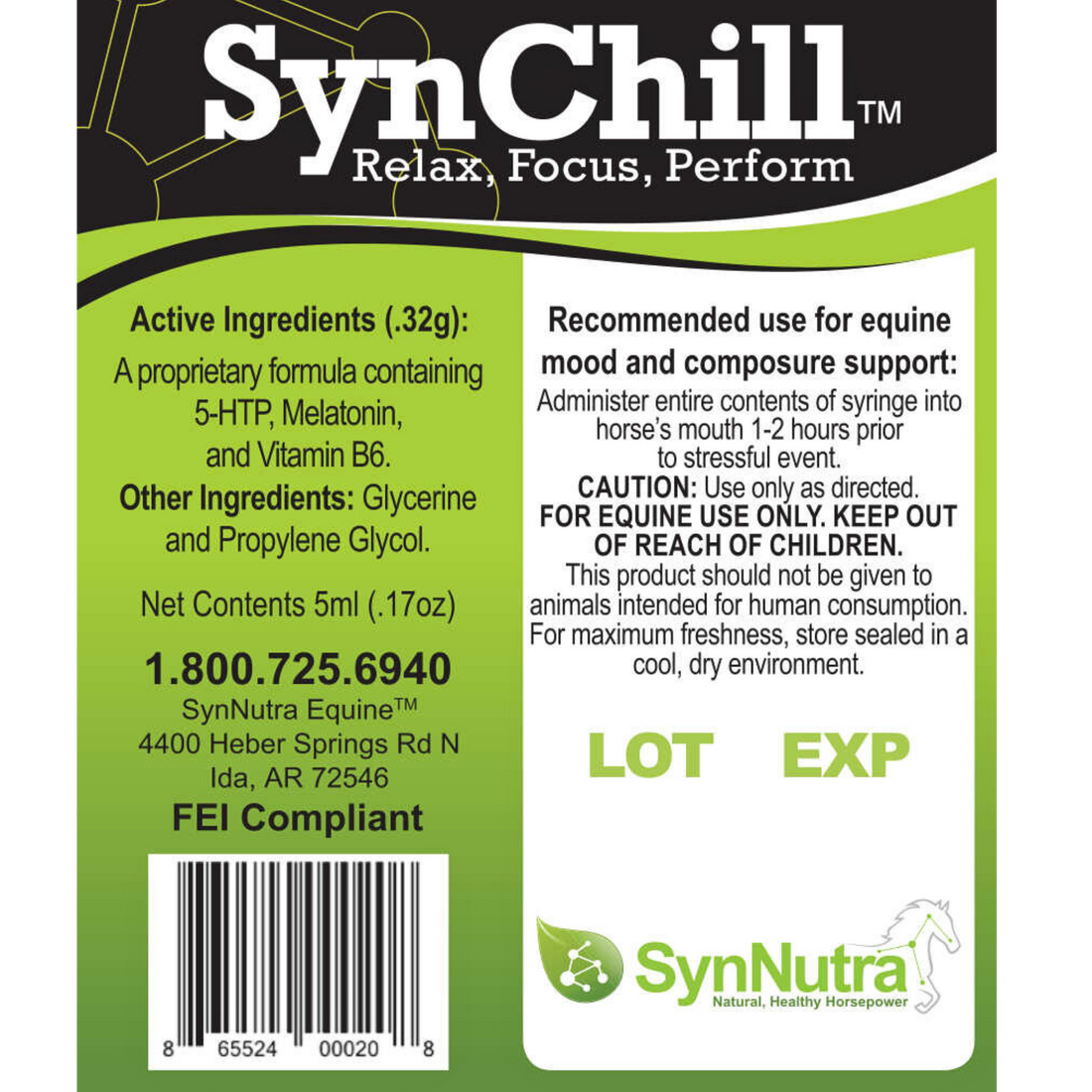 SynChill Calming Gel, 3 Pack
