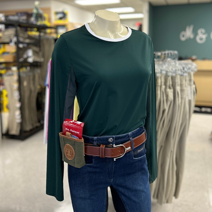 Tailored Sportsman ICE-FIL Long Sleeve Tee Shirt, British Racing Green