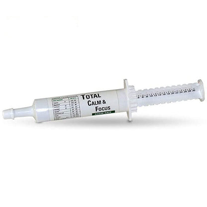 A syringe labeled &
