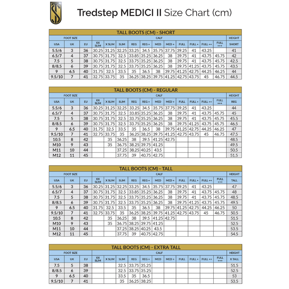 Tredstep Medici II Field Boots, Regular Height