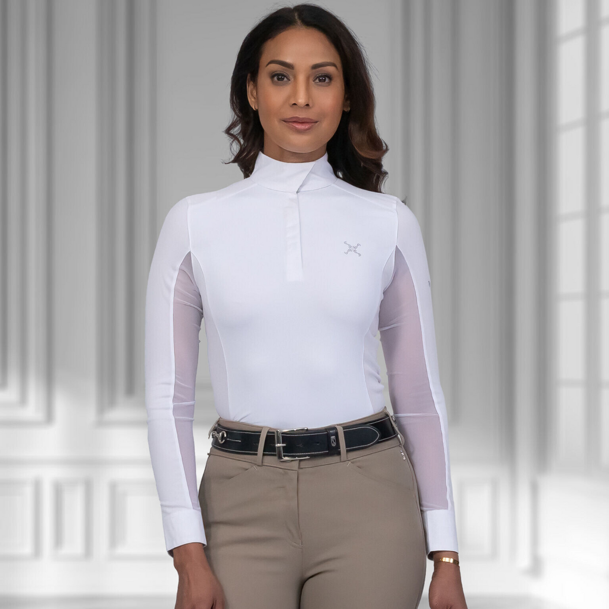Tredstep Solo Milan Long Sleeve Competition Shirt, Admiral