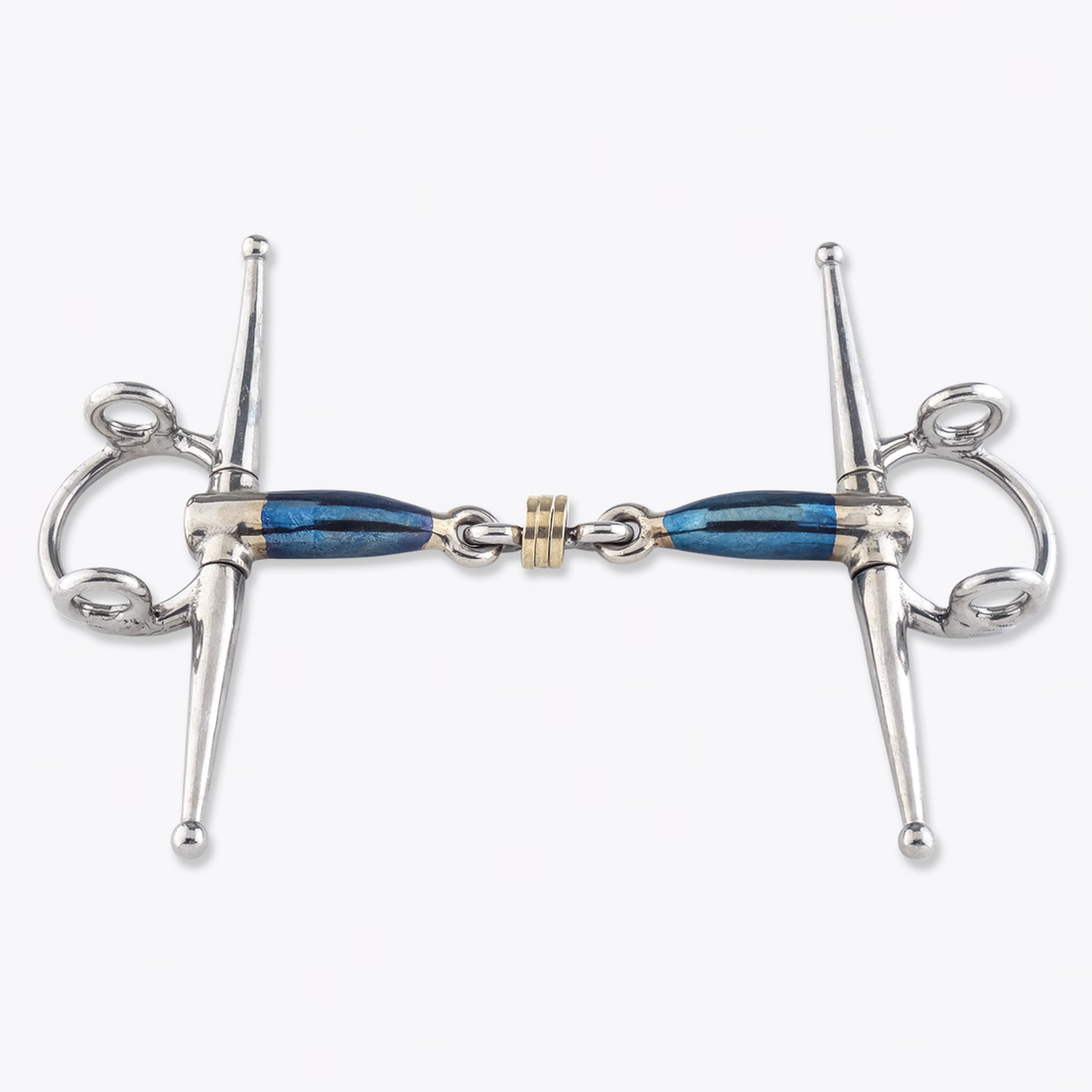 Trust Sweet Iron Full Cheek Brass Ring Gag Bit for Horses