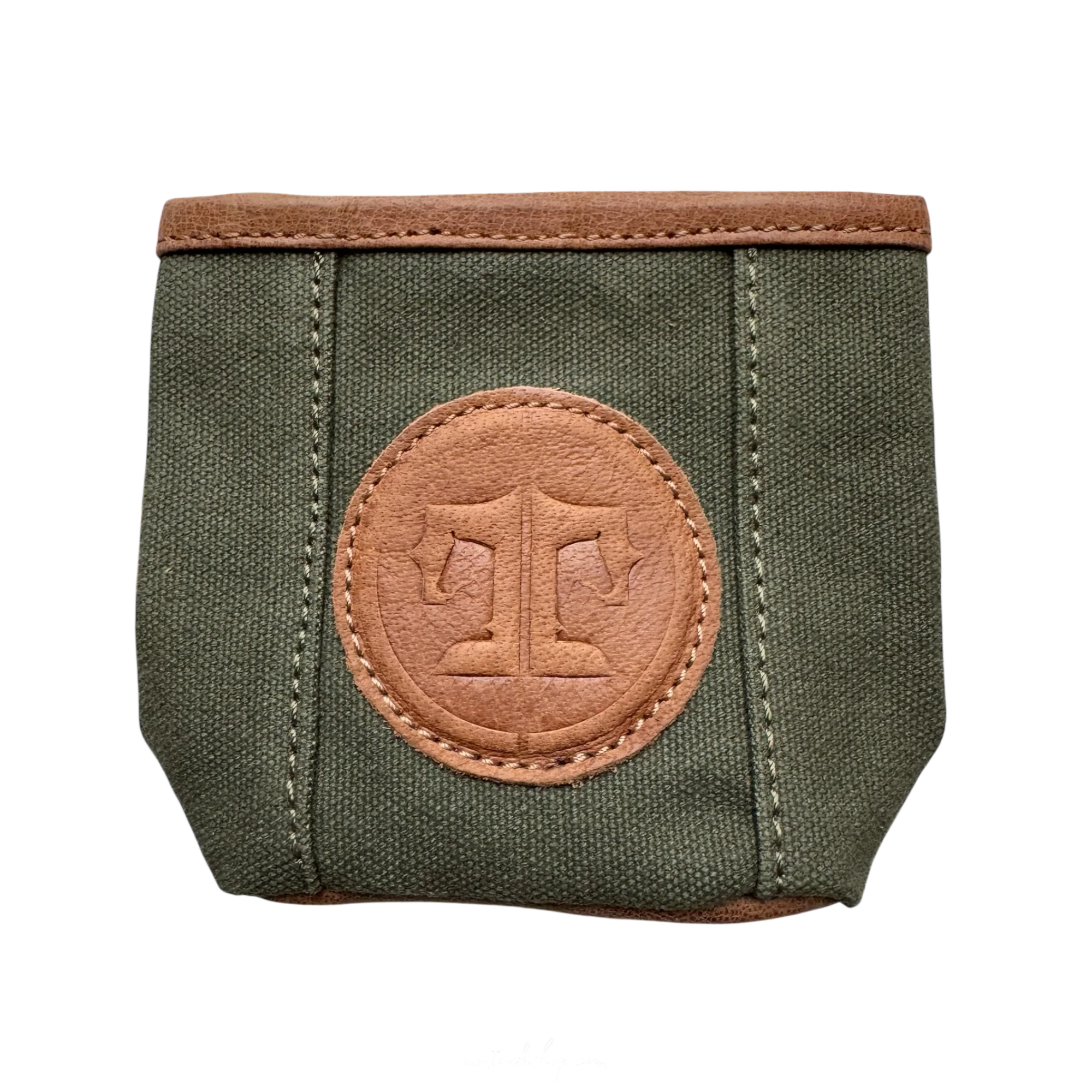 Tucker Tweed Equestrian Barn Treat Pouch, Olive
