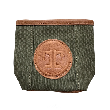 Tucker Tweed Equestrian Barn Treat Pouch, Olive