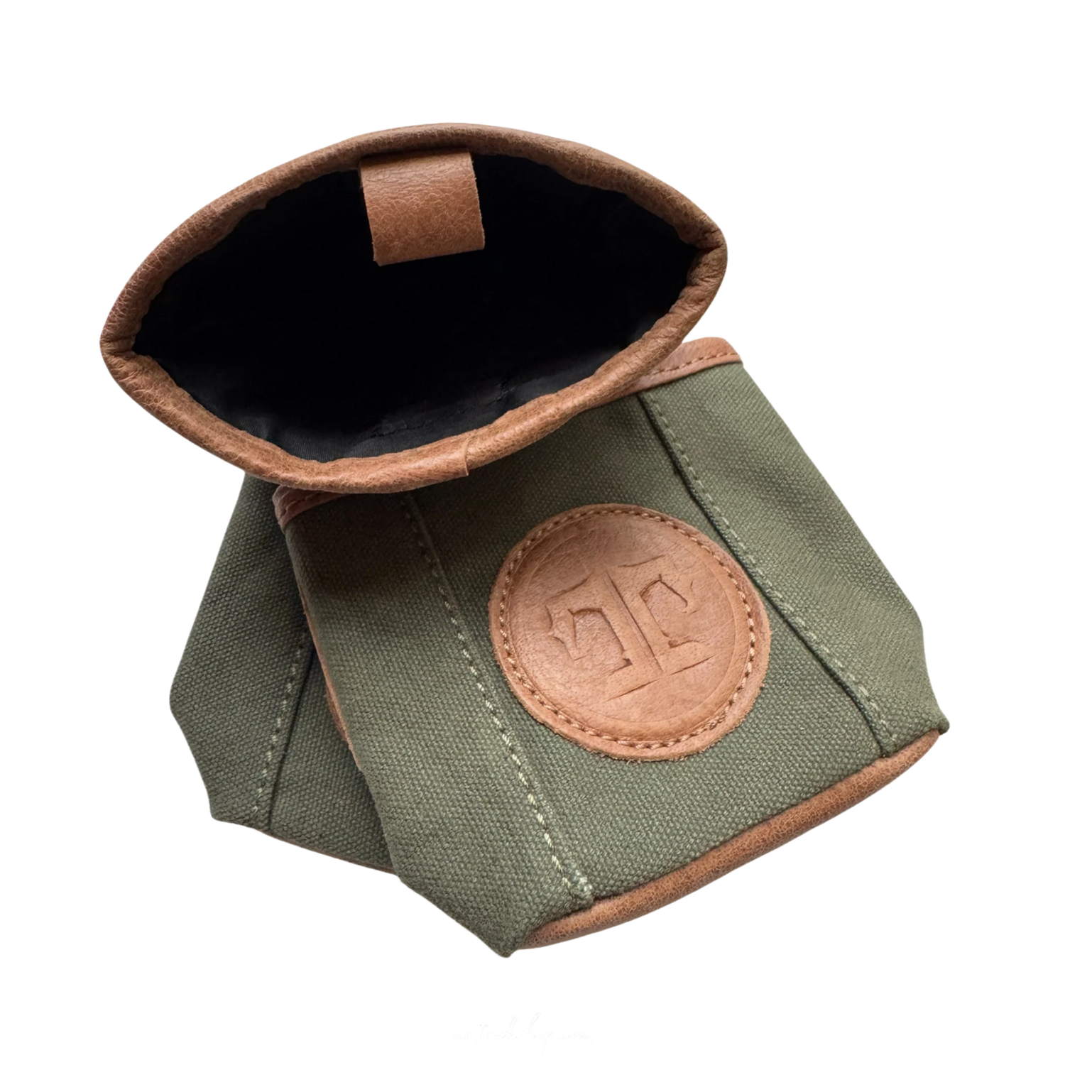 Tucker Tweed Equestrian Barn Treat Pouch, Olive