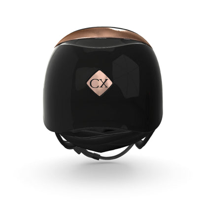 Charles Owen Halo CX Black Gloss Rose Gold Stellar Ring