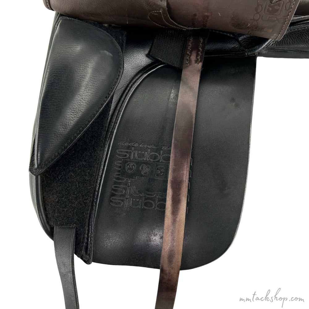 Used 17.5" Stubben D Aramis N.T. Dressage Saddle