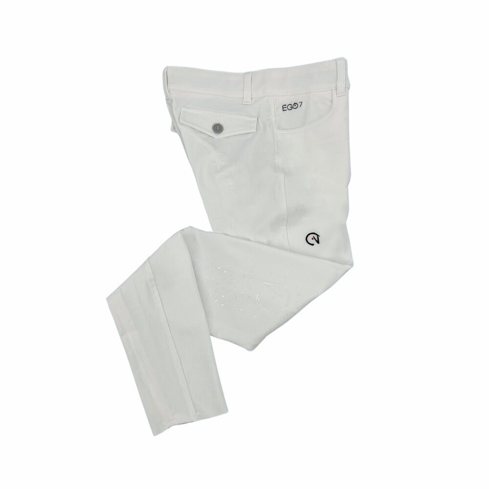 EGO 7 Junior Jumping EJ Breech, White