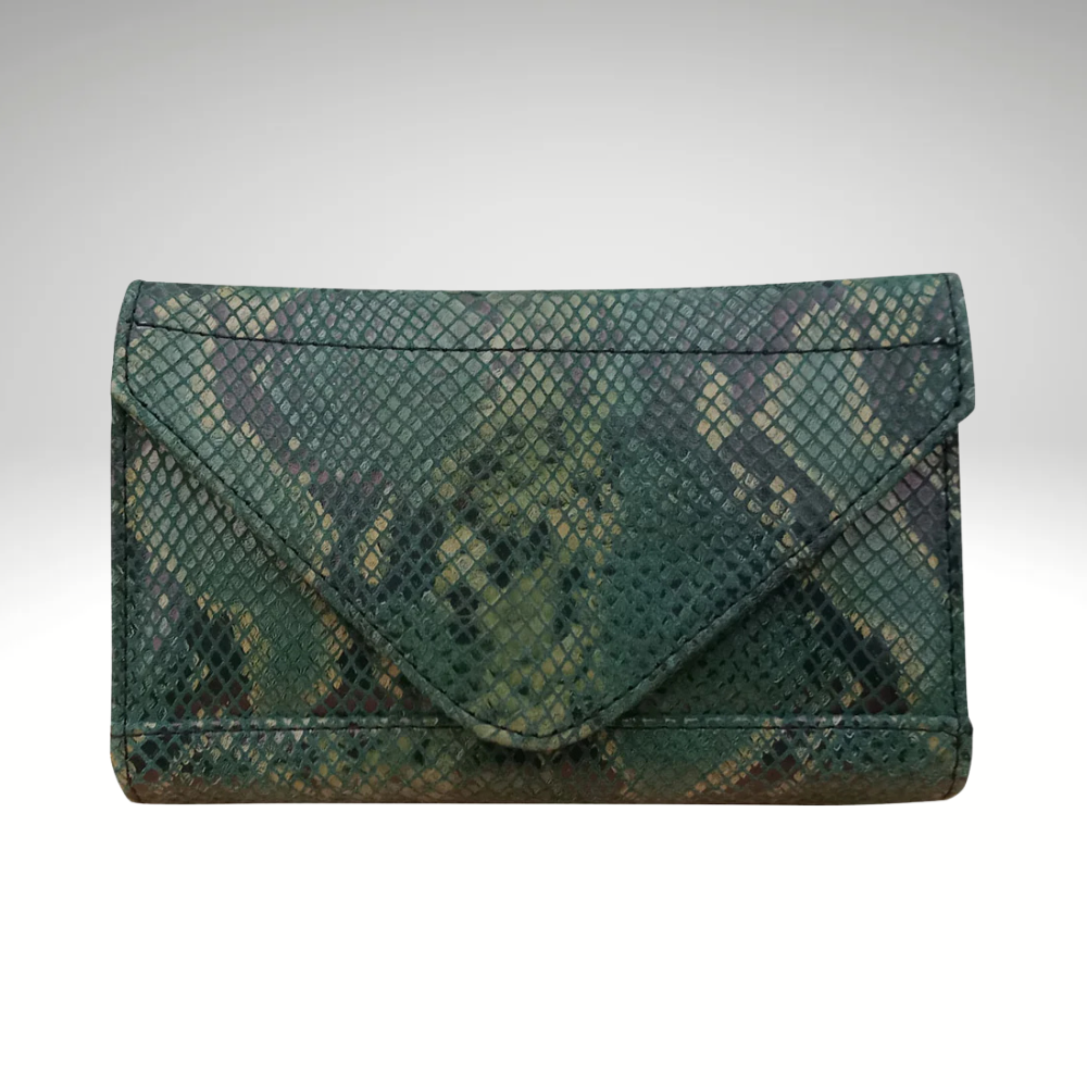 KL Select Phone Pocket, Dark Green Snake Print