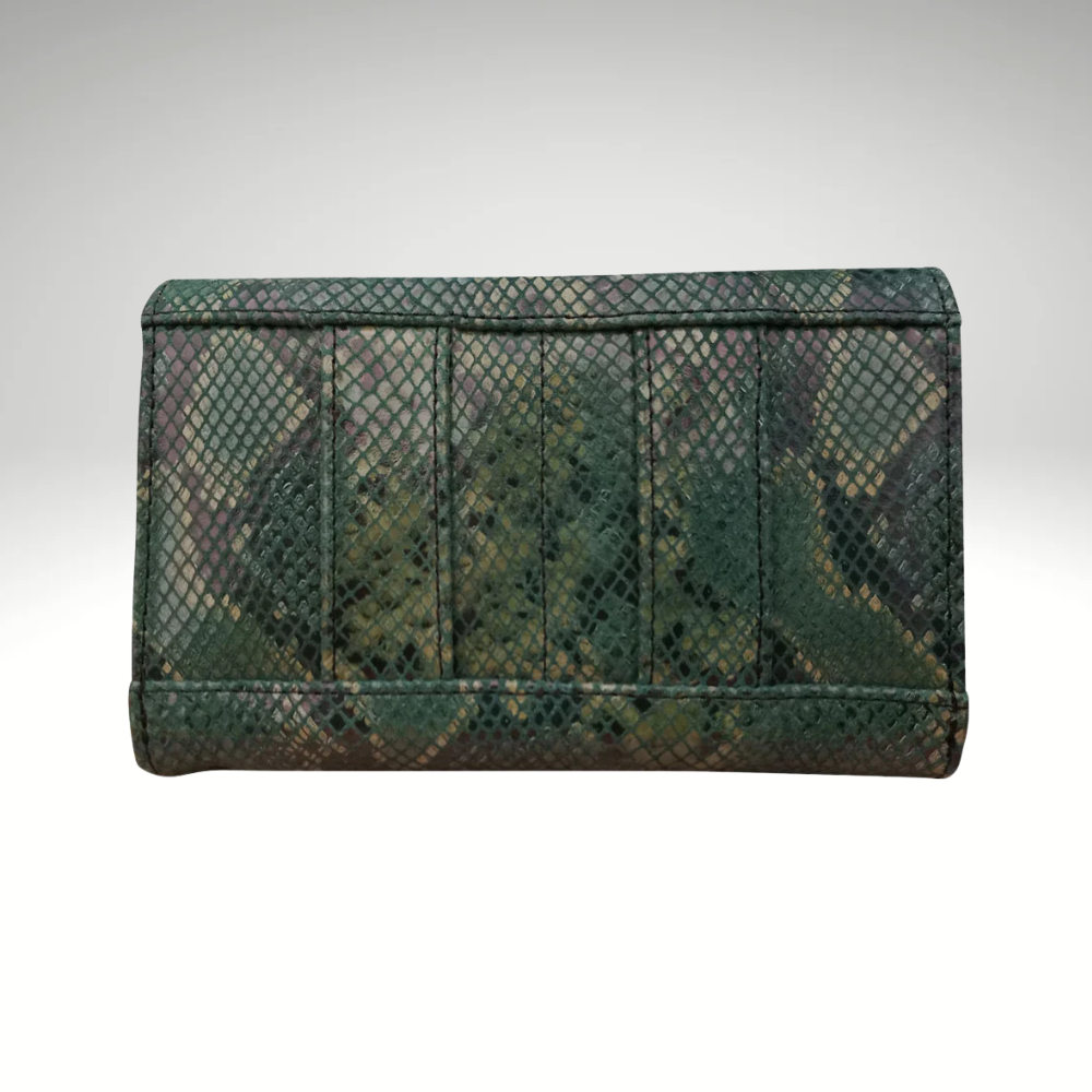 KL Select Phone Pocket, Dark Green Snake Print