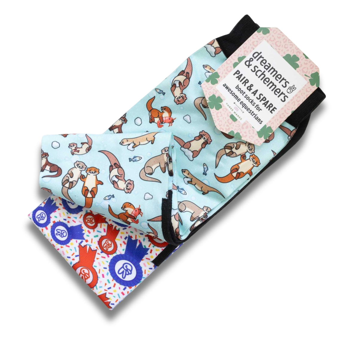 Dreamers &amp; Schemers Otter-ly Adorable Pair &amp; A Spare Boot Socks