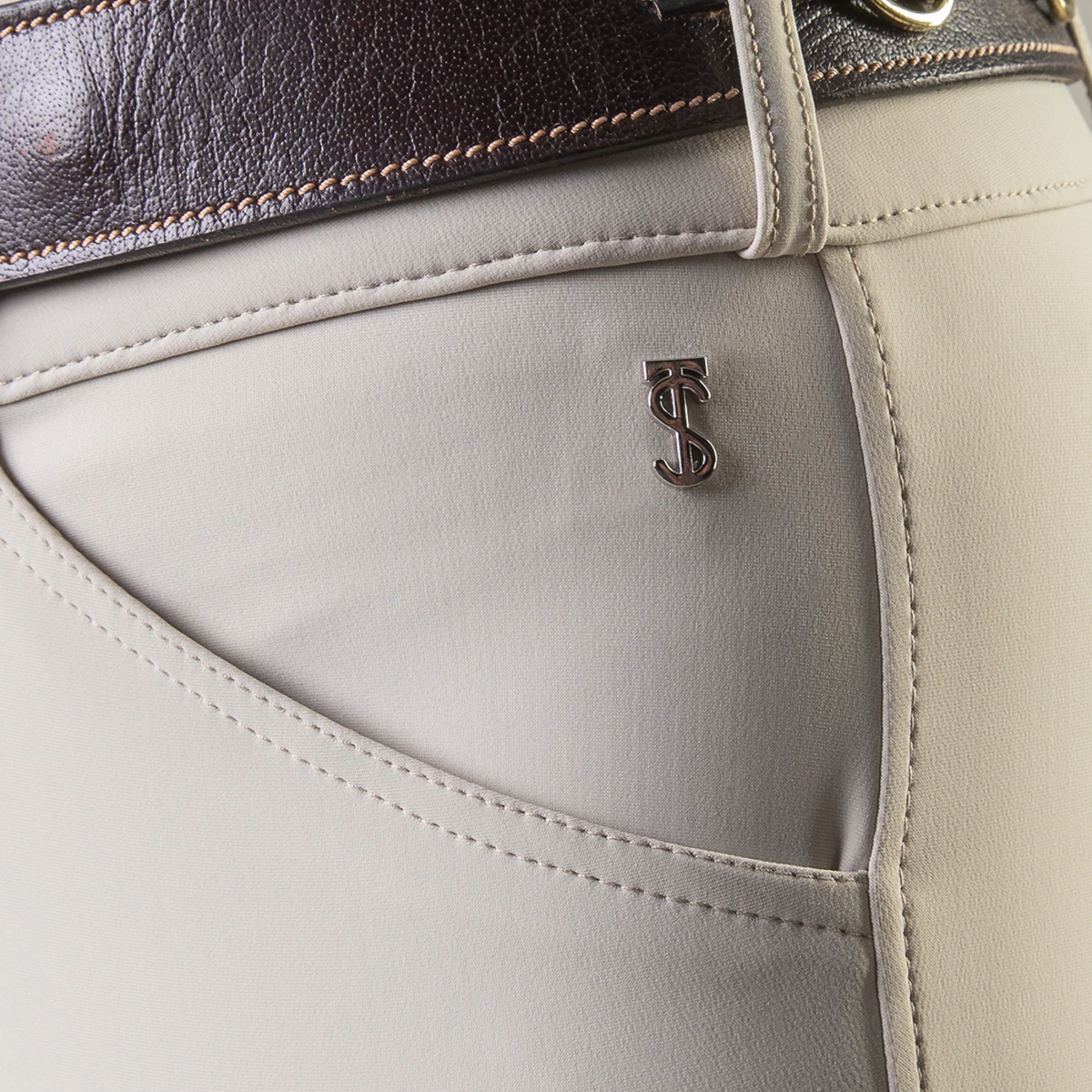 Tredstep Ireland Hunter Pro Womens Knee Patch Breeches, Tan