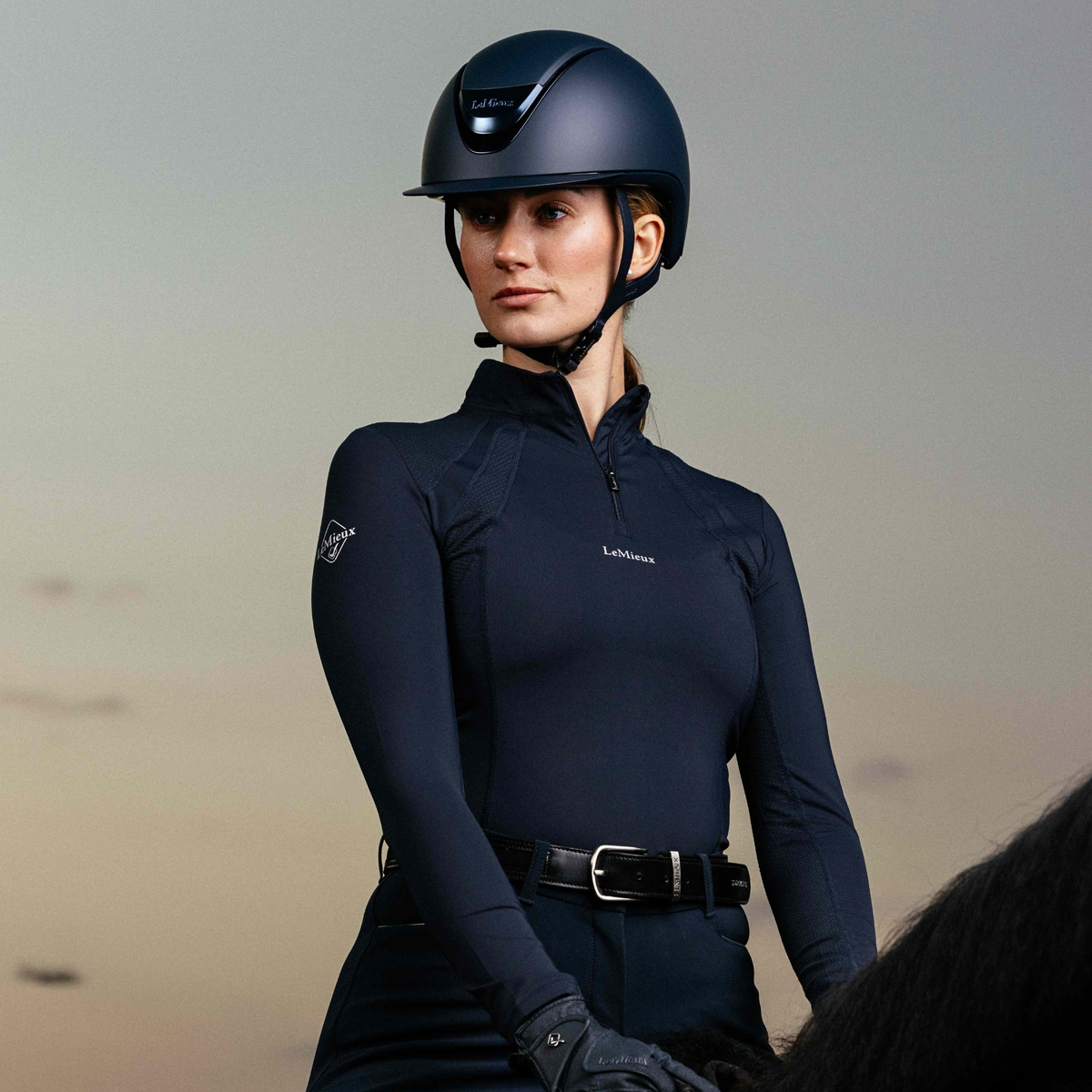 LeMieux Verv® Competition Helmet, Navy Matte